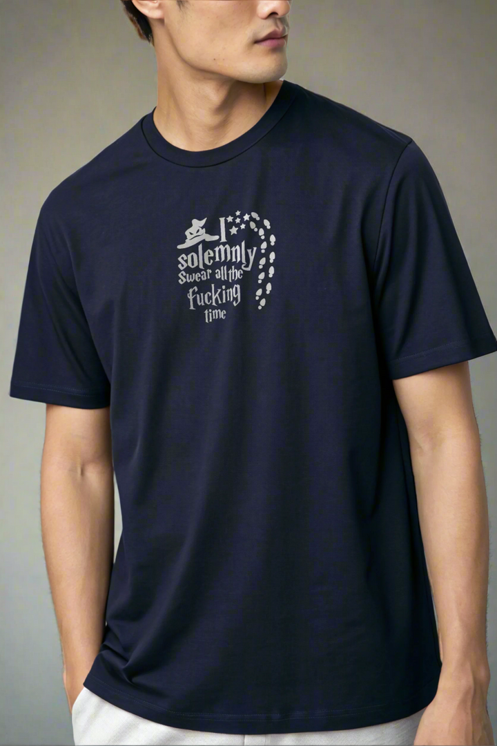 - Men's Oversized T-Shirt – Wizards & Wands | Harry Potter Inspired Streetwear- 592.37