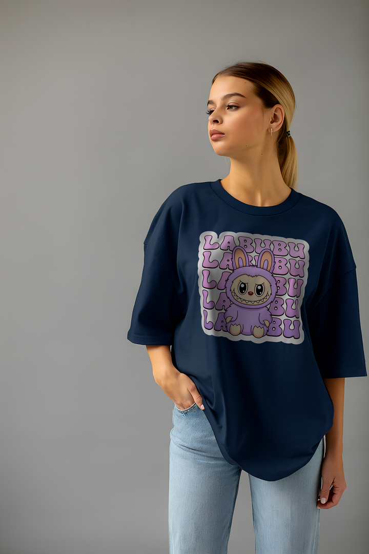 - ZIZI Labubu | Women's Oversized T-Shirt- 507.63